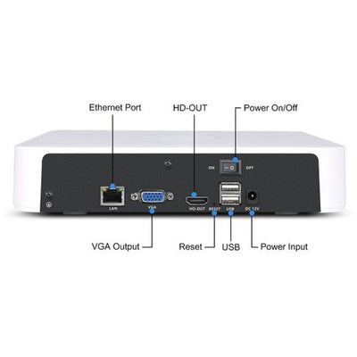 Foscam FN8108H, 8-kanaals 5MP Netwerk Video Recorder