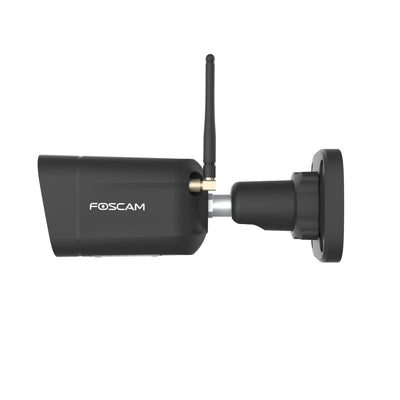 Foscam v8p, 4k 8mp dual-band wifi beveiligingscamera (zwart, met geluid- en lichtalarm)