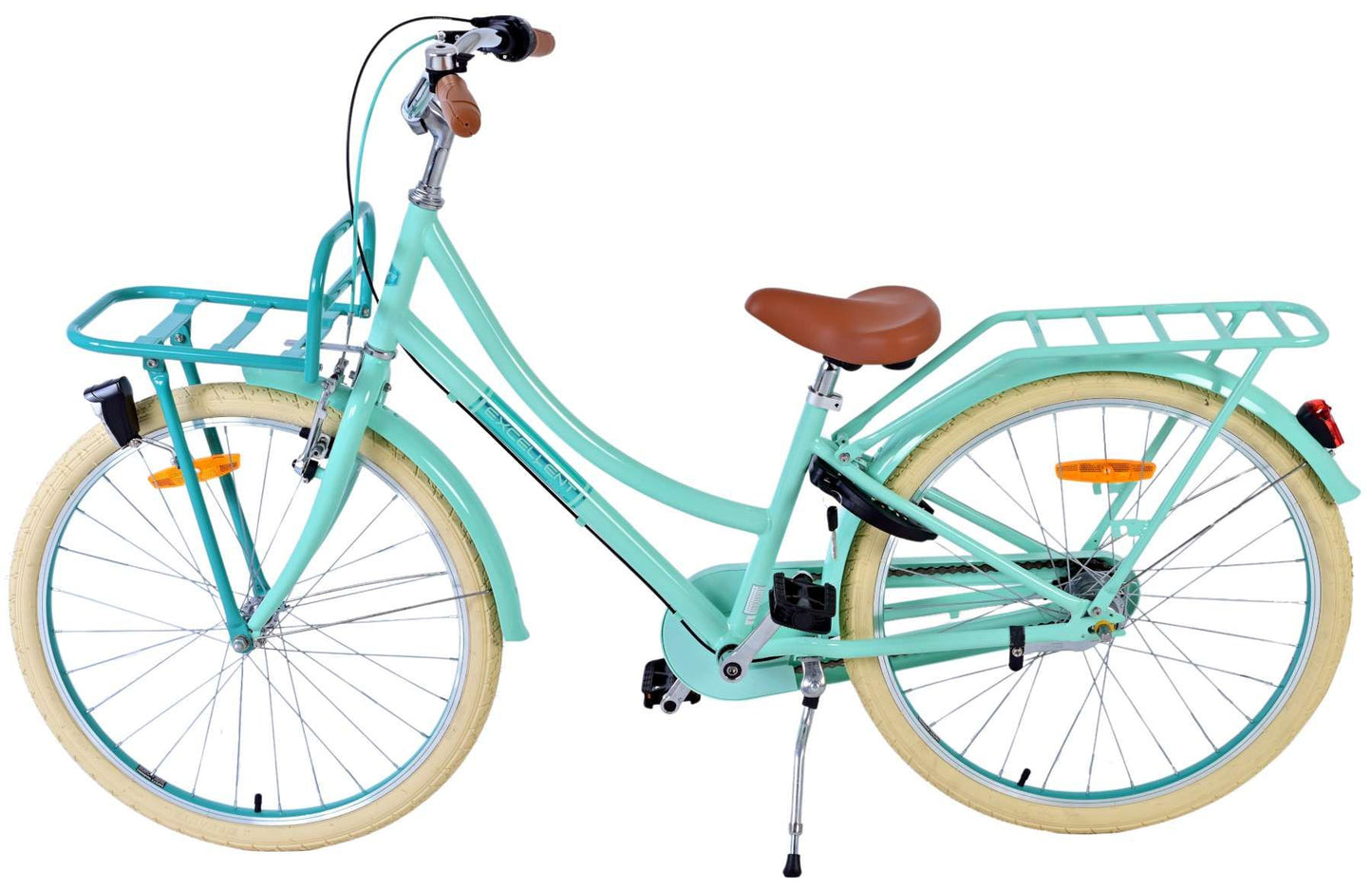 Volare Excellent Kinderfiets - Meisjes - 24 inch - Groen - 3 Versnellingen