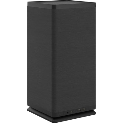 Fractal design mood black mini tower behuizing (zwart | 2x usb-a | 1x usb-c)