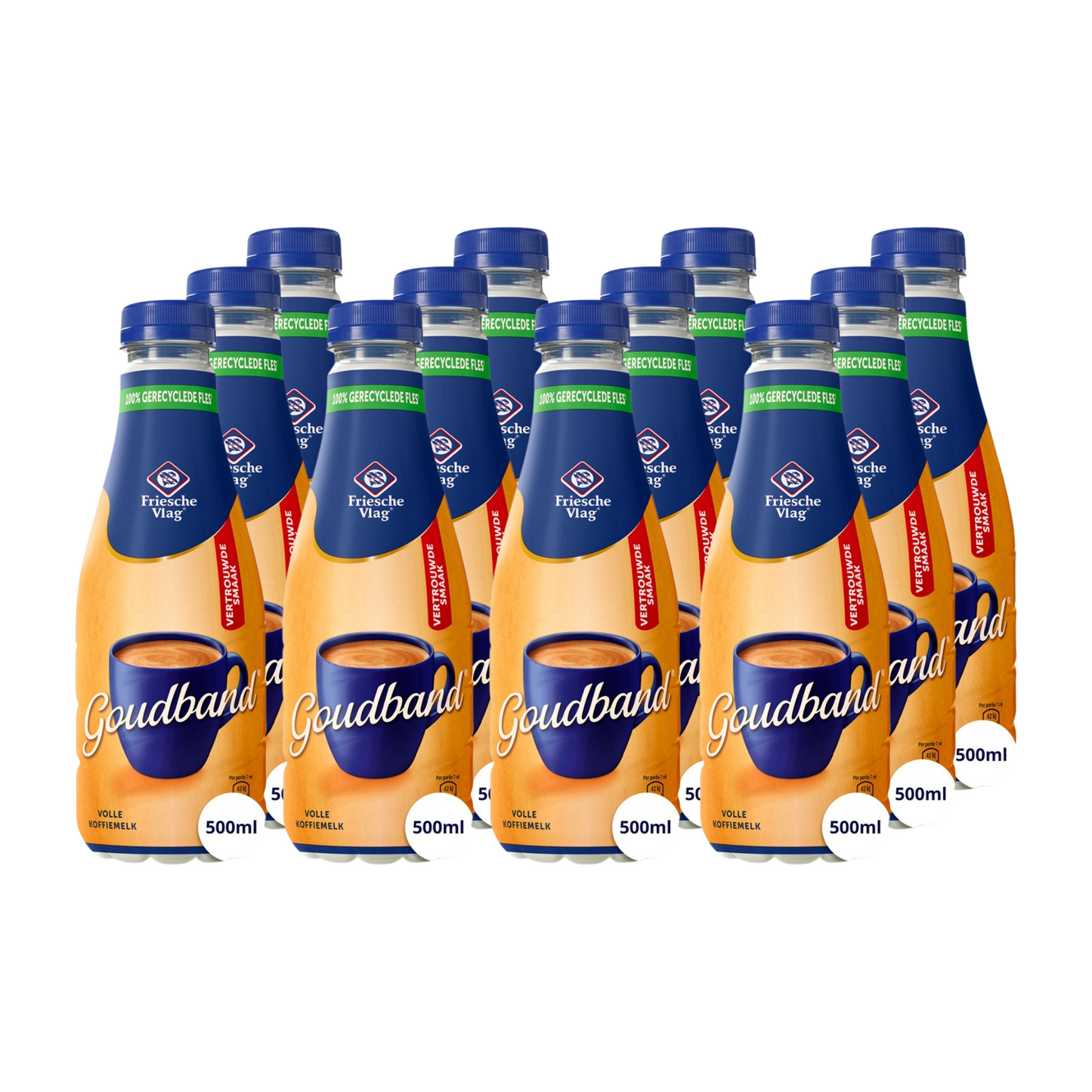 Friesche vlag goudband pet fles (12x 500ml)