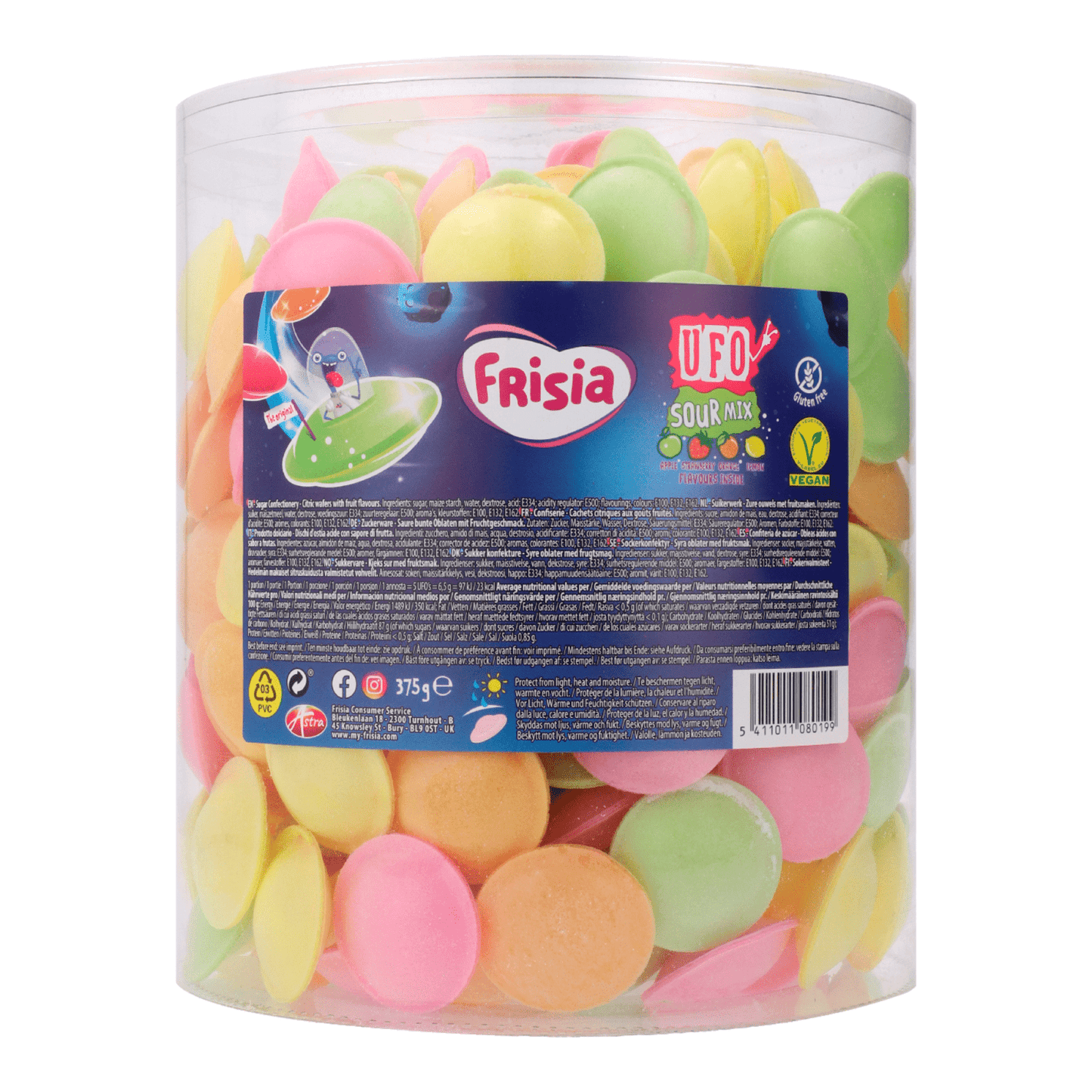 Frisia zure fruit ufo's (300 stuks)