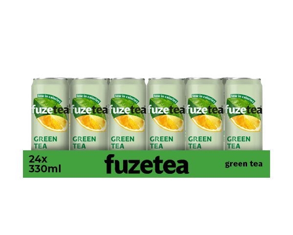 Fuze tea green tea blik (24x 33cl)