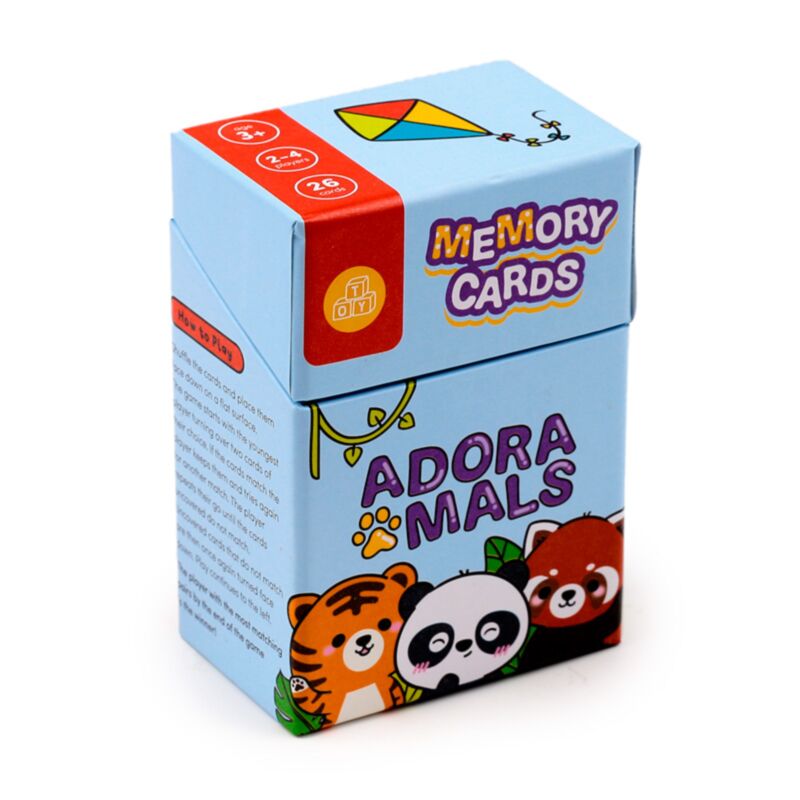 Adoramals wilde dierene kids memory kaartset