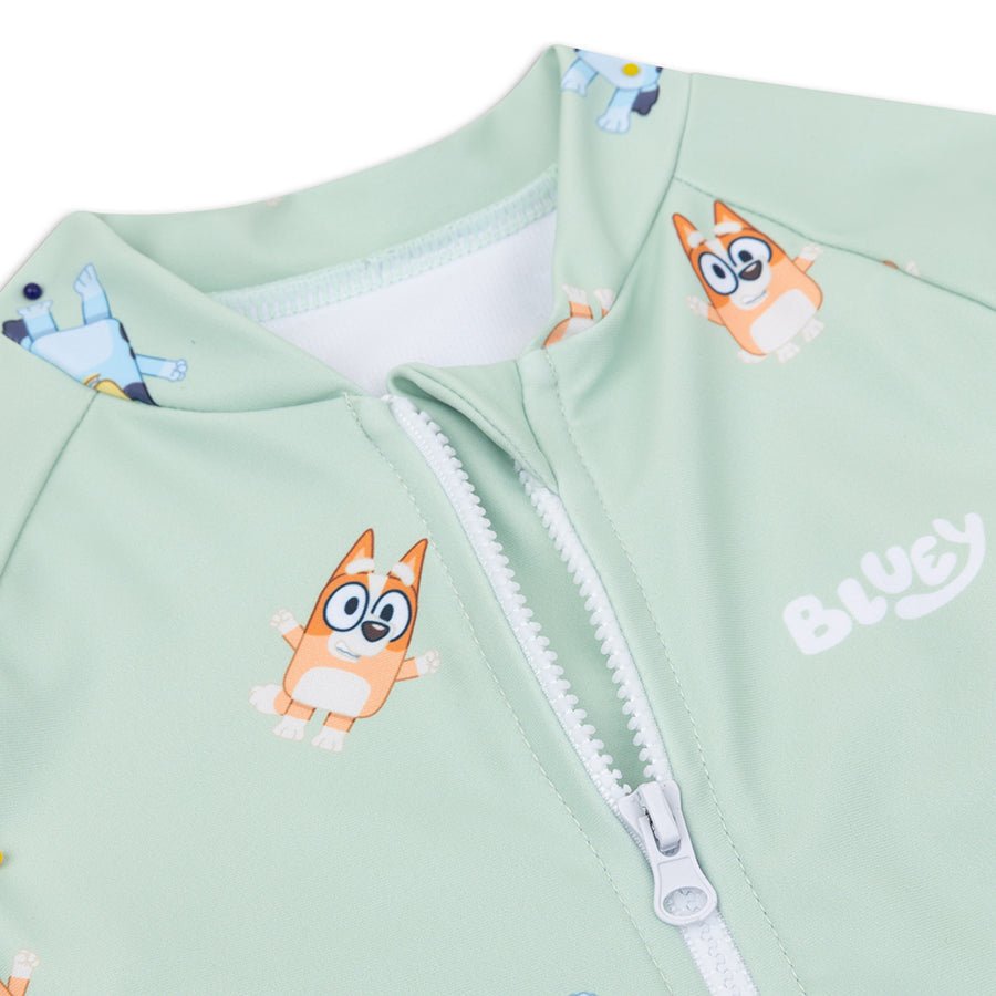 Bluey | groen uv zwempak jongens