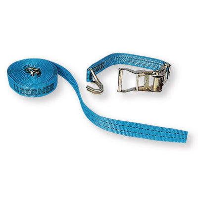 Berner 371250 Spanband met ratel en dubbele spanhaak 6 meter