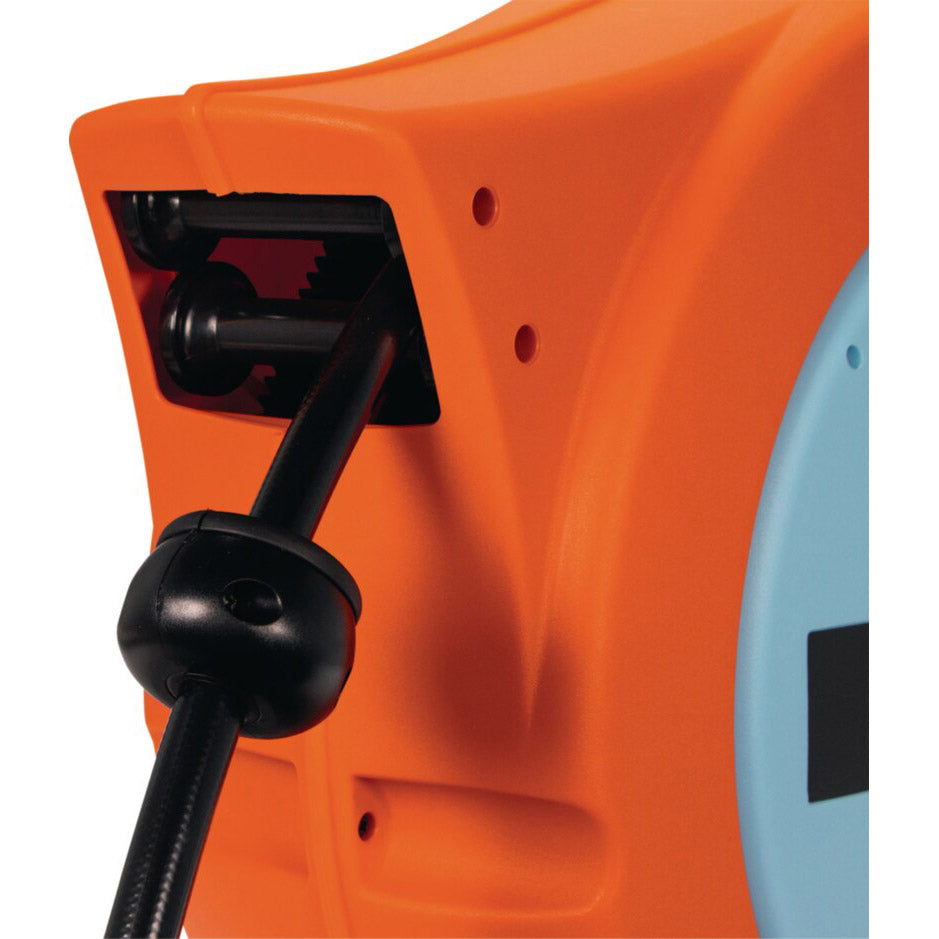 Berner luchthaspel 15bar 10m ø8mm zelfoprollend oranje