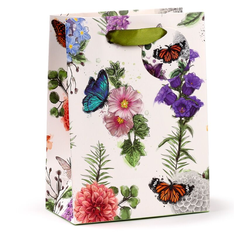 Vlinder velden - cadeautasje medium