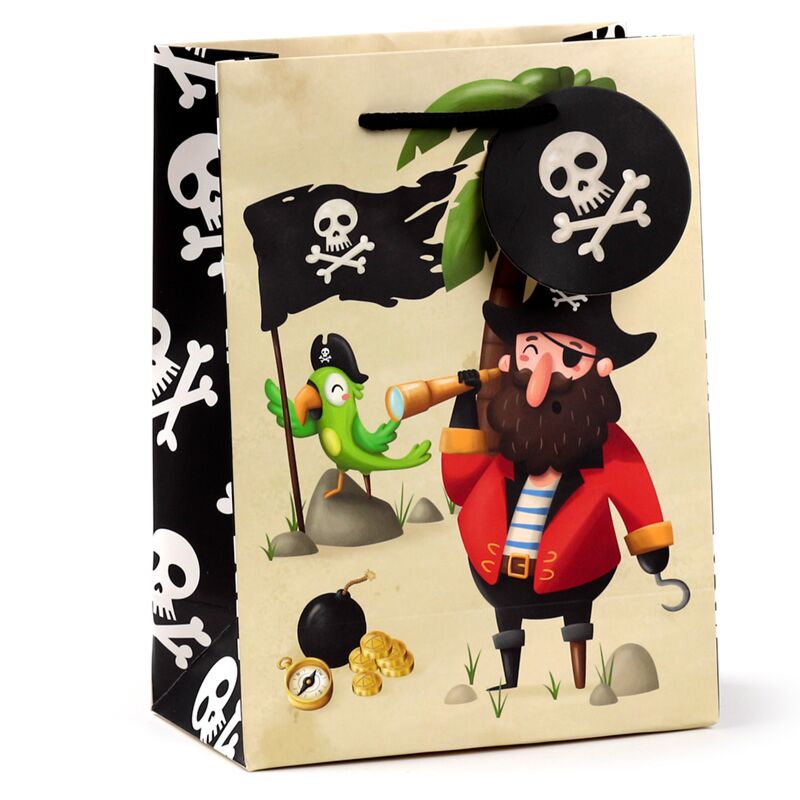 Jolly rogers piraatn - cadeautasje medium