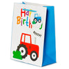 Happy birthday kleine tractortjes - cadeautasje medium