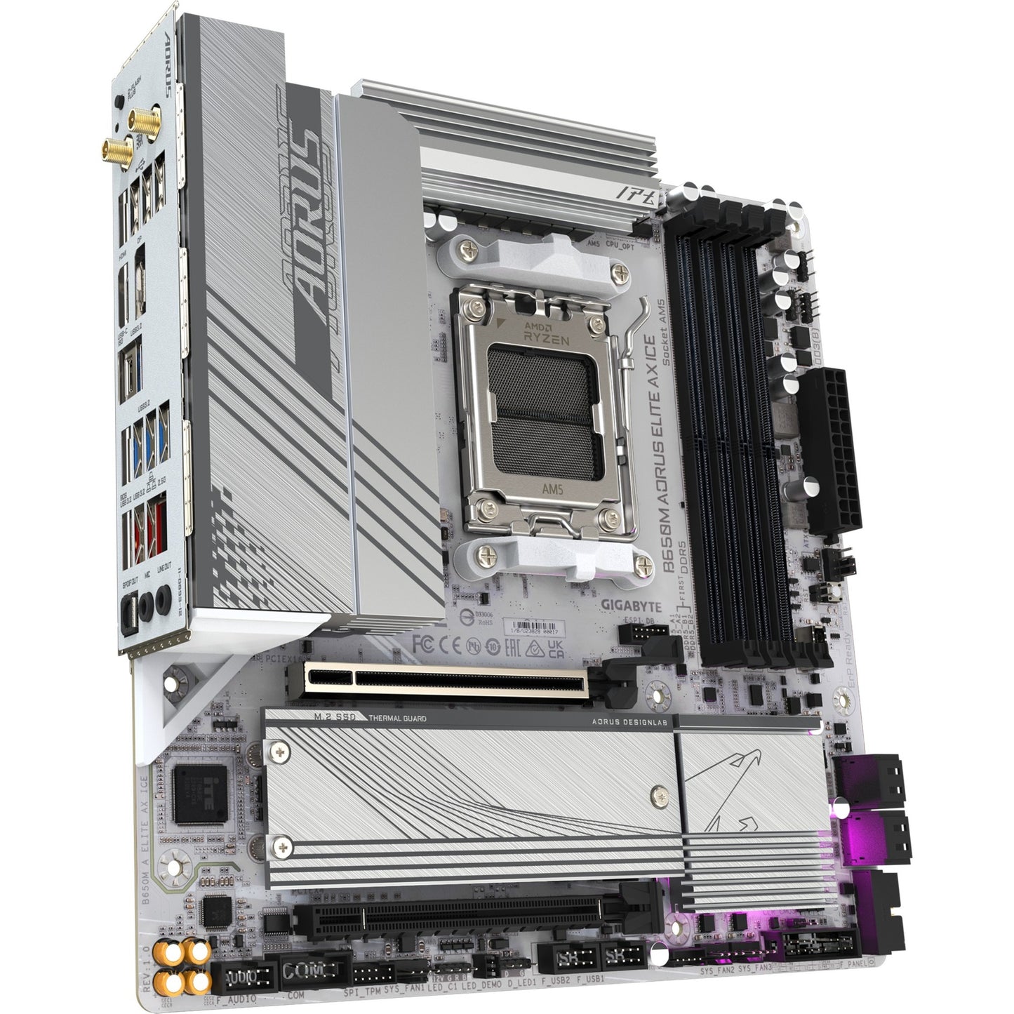 GIGABYTE B650M A ELITE AX ICE