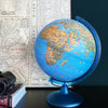 Arca globe : 25 cm met led verlichting (0325bu) wereldbol