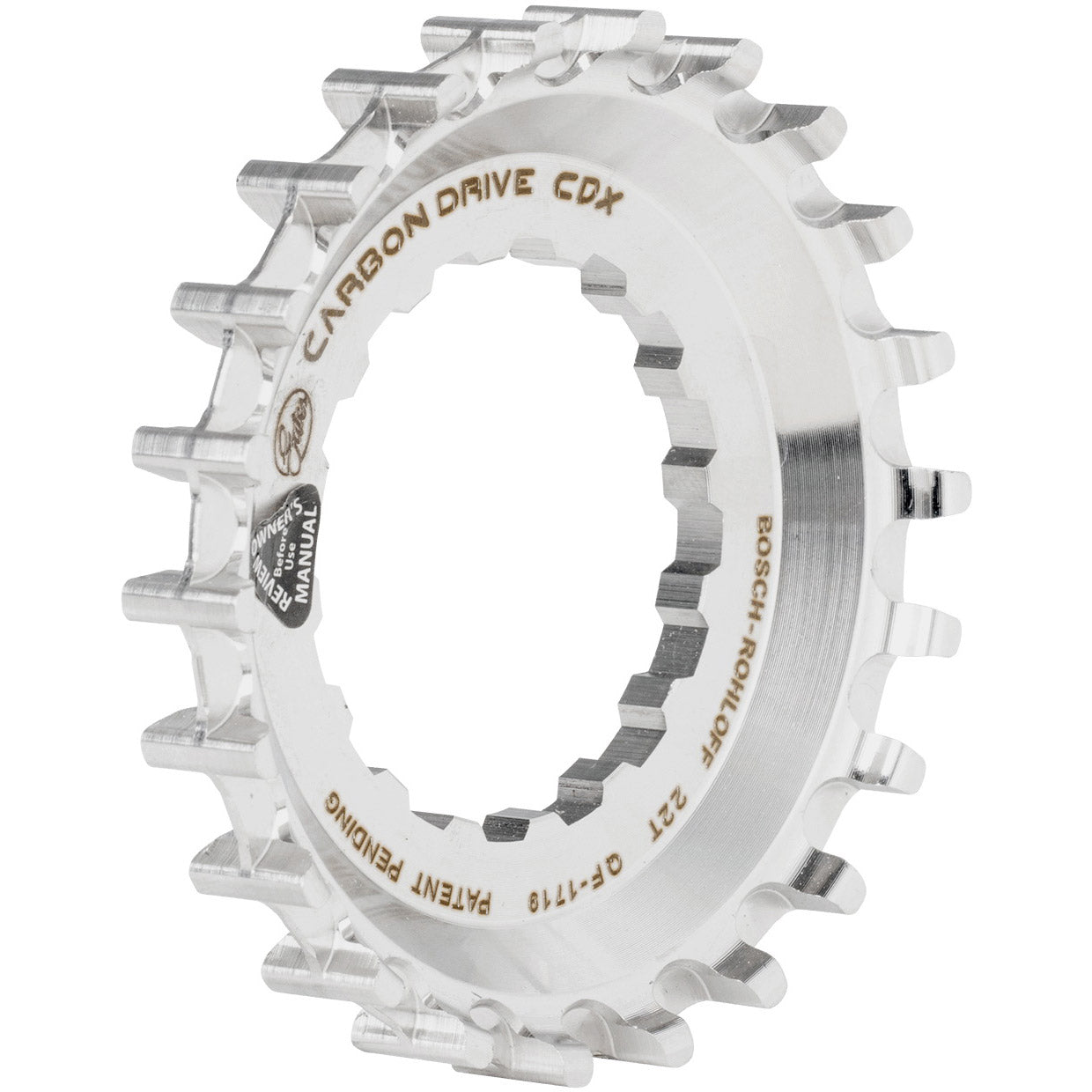 Gates voortandwiel carbon drive cdx bosch rohloff