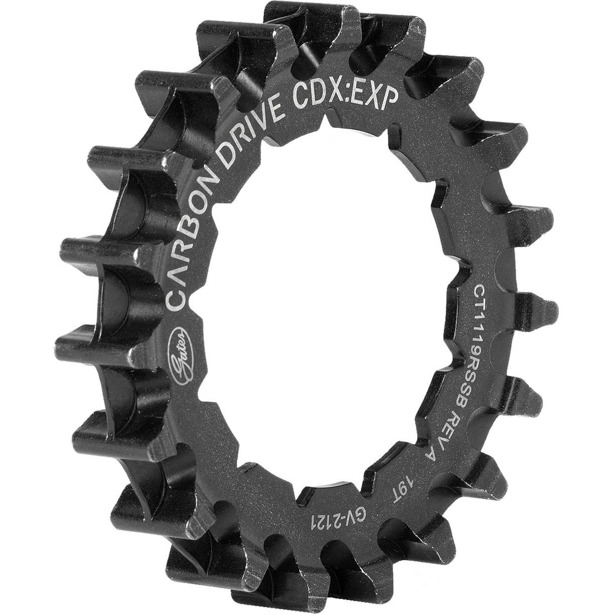 Gates sprocket cdx 22t rohloff splined zwart