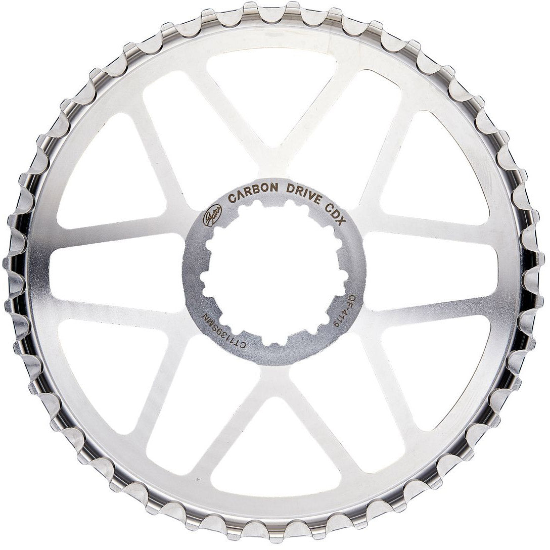Gates sprocket cdx 39t fin line 9-spline sh. freewh. hub