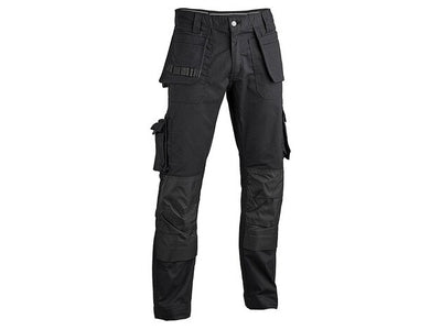Enzo gevavi workwear - gw05 multipocketbroek zwart | maat 46 - gw0500460