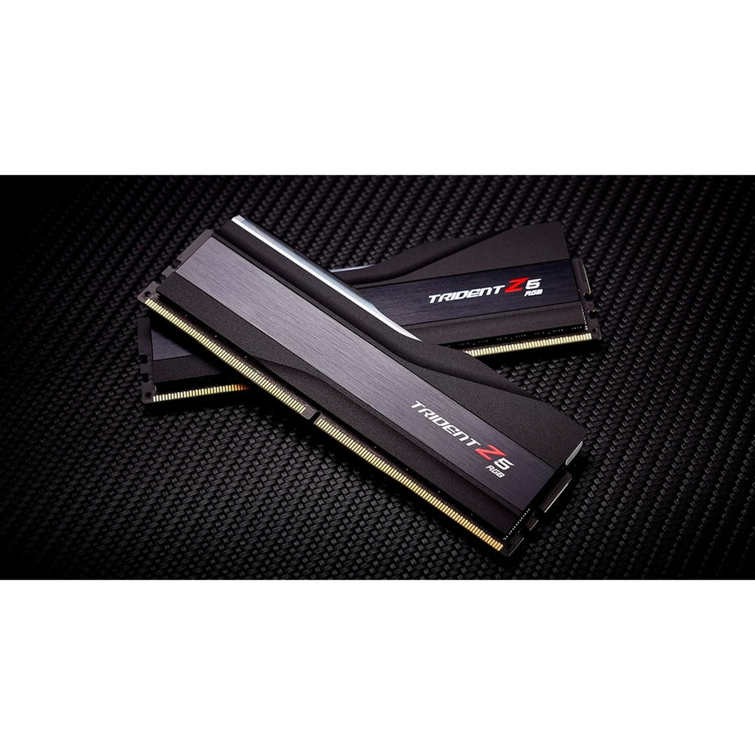 G.skill 64 gb ddr5-6000 kit werkgeheugen (zwart, f5-6000j3636f32gx2-tz5rk, trident z5 rgb, xmp)