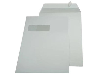 Gallery enveloppen ft 229 x 324 mm, venster links (250 stuks)