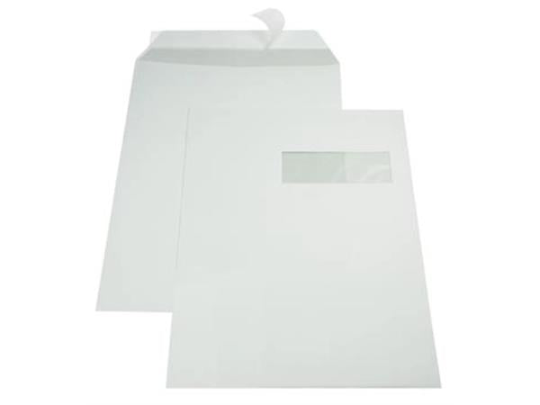 Gallery enveloppen ft 229 x 324 mm, venster rechts (250 stuks)