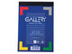 Gallery notitieblok formaat 105 x 148 cm (a6) gelijnd blok van 100 vel