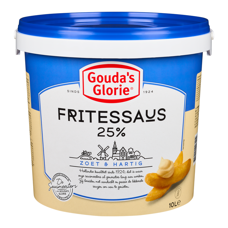 Gouda's glorie gouda’s glorie fritessaus 25% (10 liter)