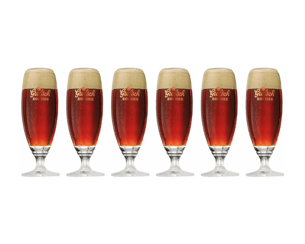 Grolsch bokbier glas (6x 30cl)