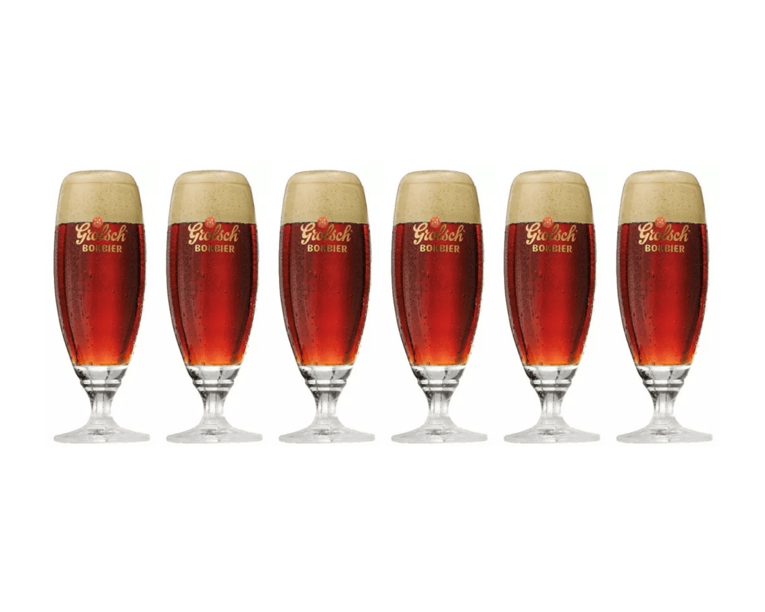 Grolsch bokbier glas (6x 30cl)