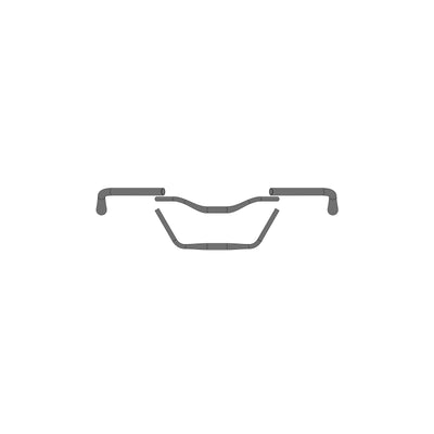 Ergotec stuur moon cruiser ø31,8 x 610 mm - zwart