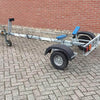 Polyurethaan boottrailer kussen 300x100mm blauw
