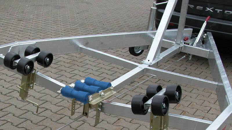 Polyurethaan kimrol boottrailer 115x86mm blauw