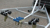 Rubber kimrol boottrailer 115x86mm zwart - afbeelding 2
