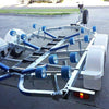 Polyurethaan kimrol boottrailer 110x75mm blauw