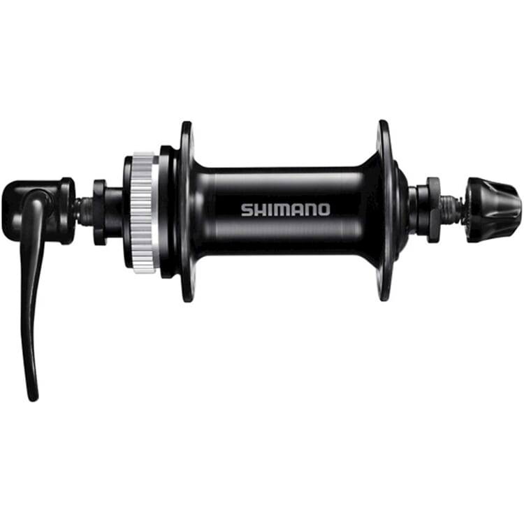 Shimano voornaaf hb-qc300 100 36 centerlock zwart