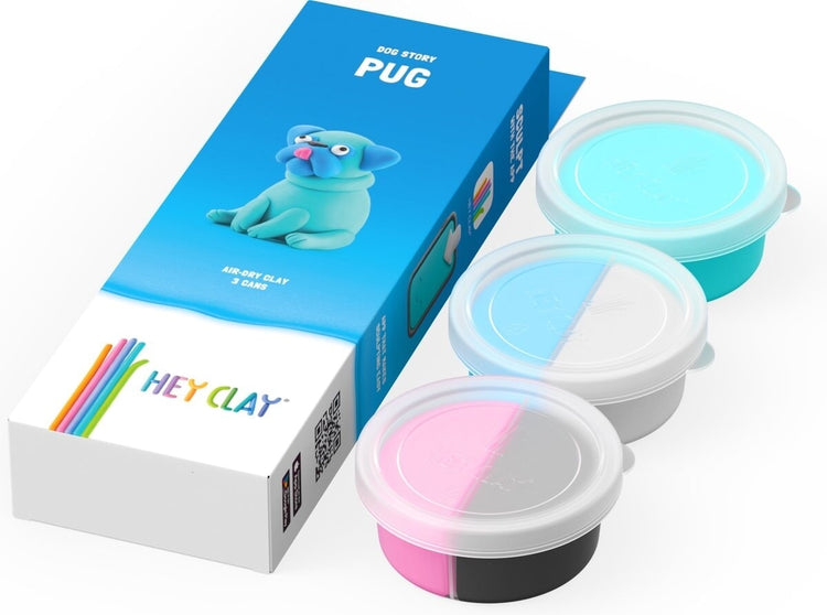 Hey-clay pug 3 cans boetseerklei