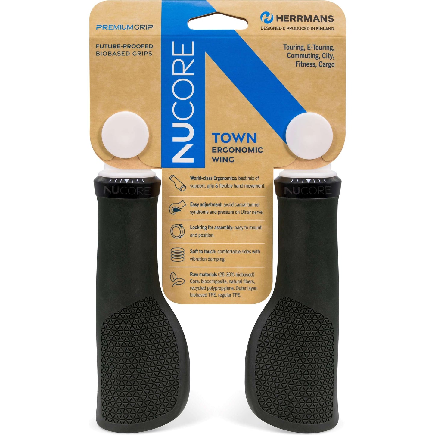 Sturmeyarcher herrmans handvatset nucore town peak 130 130mm zwart