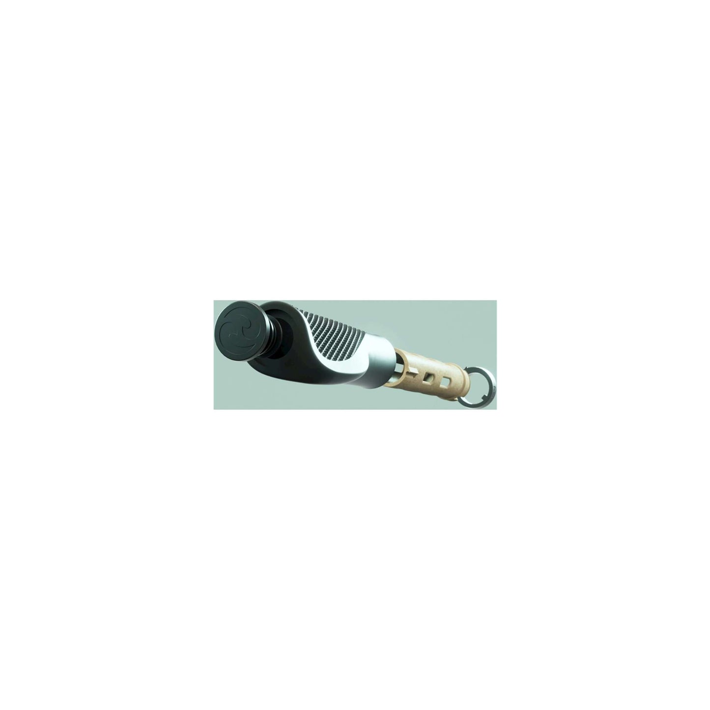 Herrmans handvatset nucore town wave 90 130mm bruin