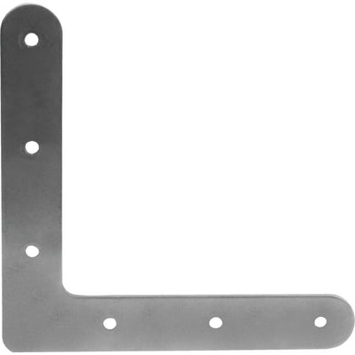 Connex platte winkelhaak - hoekverbinder rvs - 120x120x20 - hvrj20031