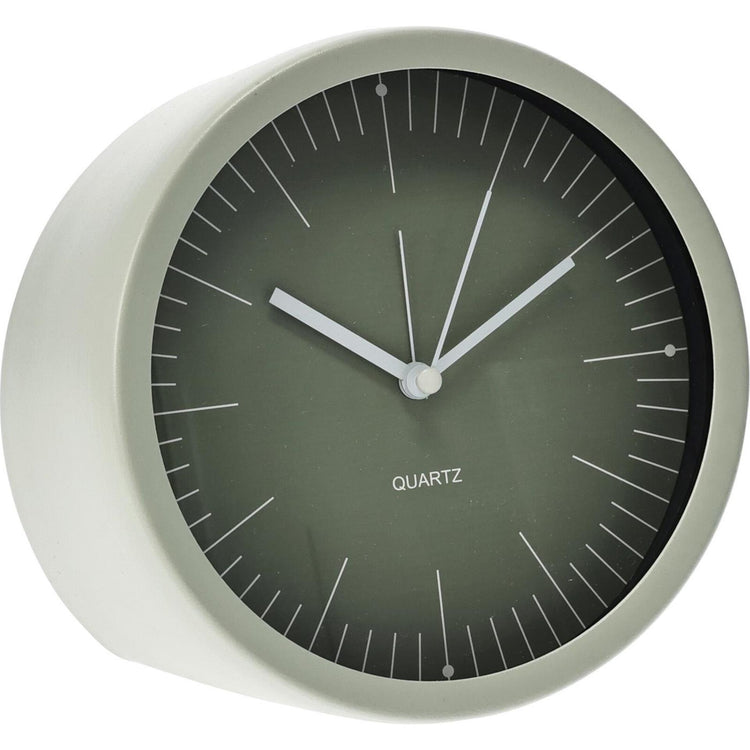 Home styling klok metaal staand 15x7cm