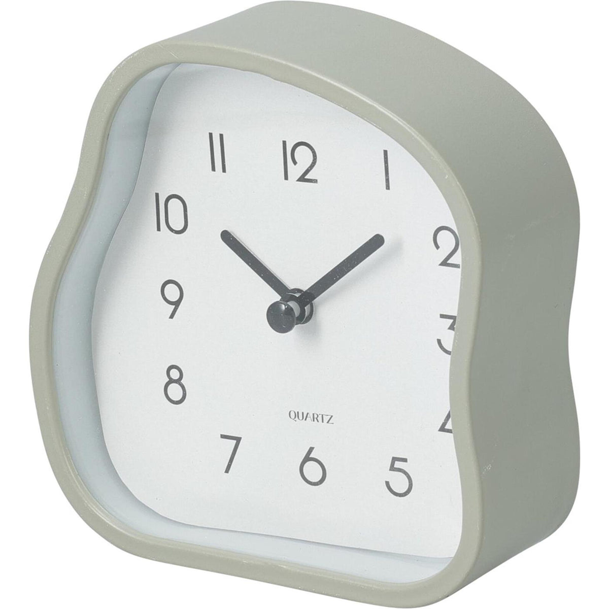 Home styling tafelklok 12x12cm 3 assorti