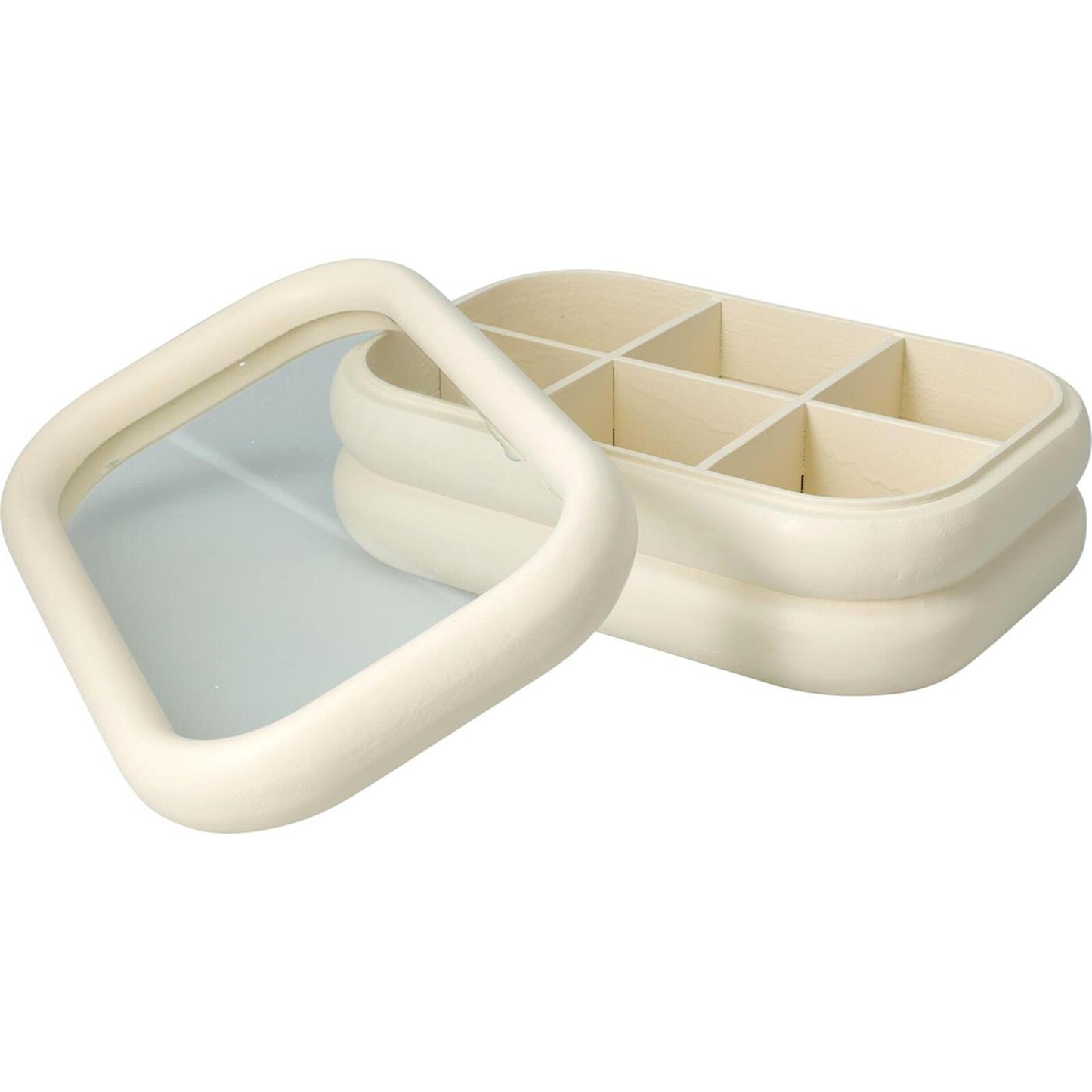 Z1 theedoos hout afgerond 23x15cm