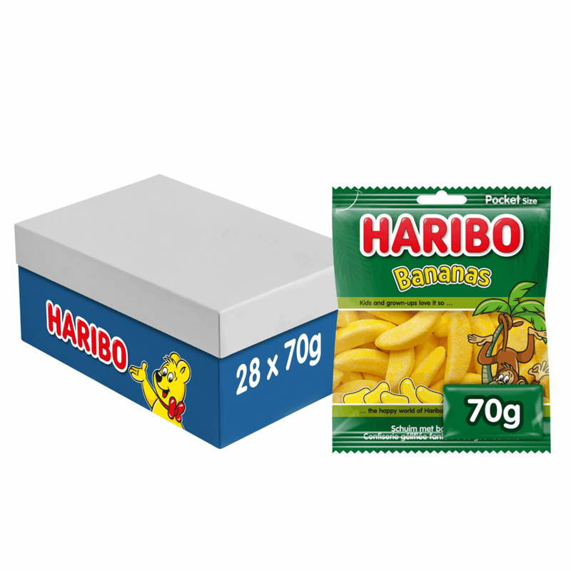 Haribo banaan zak (28x 70gr)