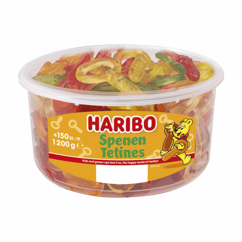 Haribo spenen (150 stuks)
