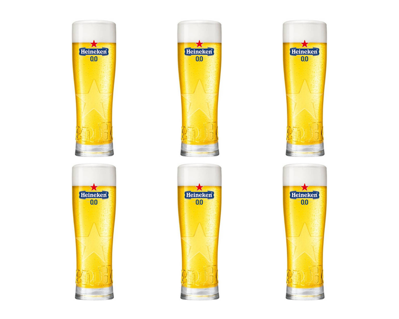 Heineken 0.0% star glas (6x 25cl)