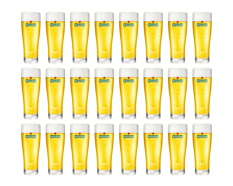 Heineken ellipse glas (24x 25cl)