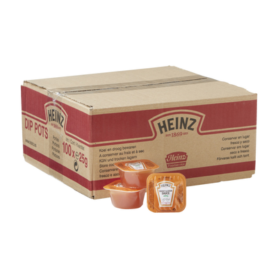 Heinz sweet sour sauce dippots (100x 25gr)