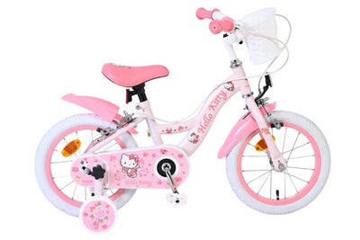 Volare hello kitty kinderfiets - meisjes - 14 inch - roze - twee handremmen