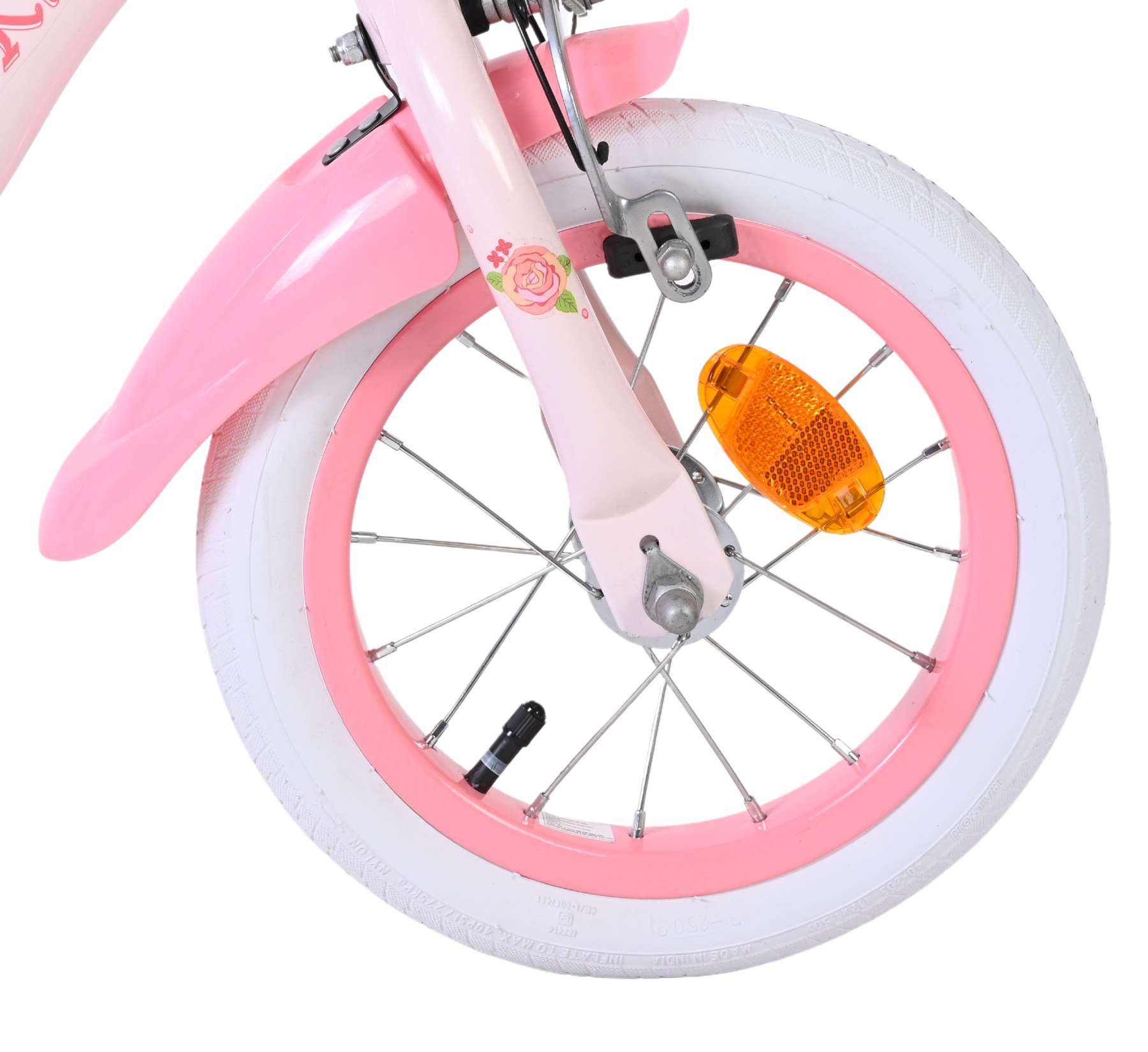 Volare hello kitty kinderfiets - meisjes - 12 inch - roze - twee handremmen