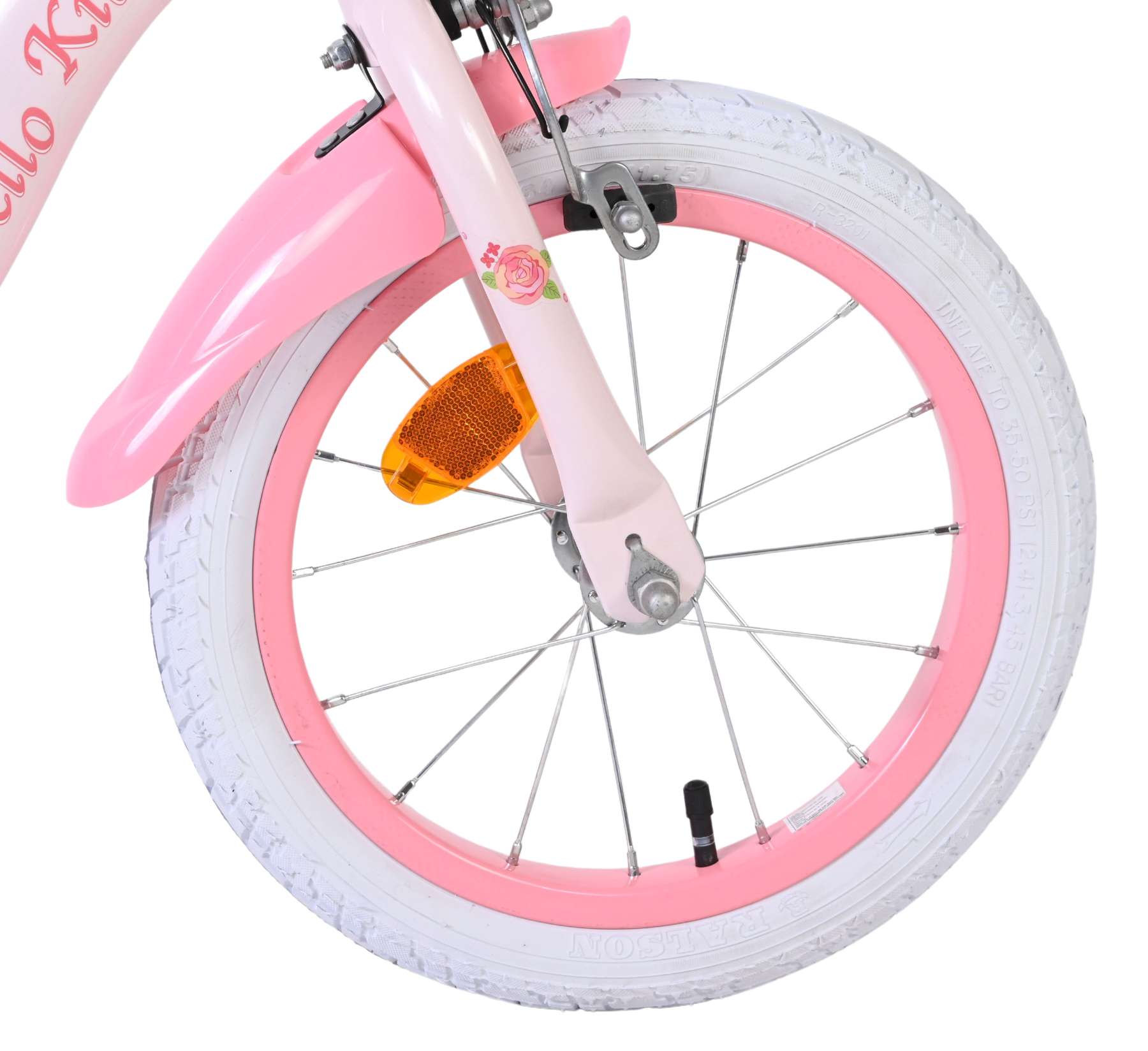 Volare hello kitty kinderfiets - meisjes - 14 inch - roze