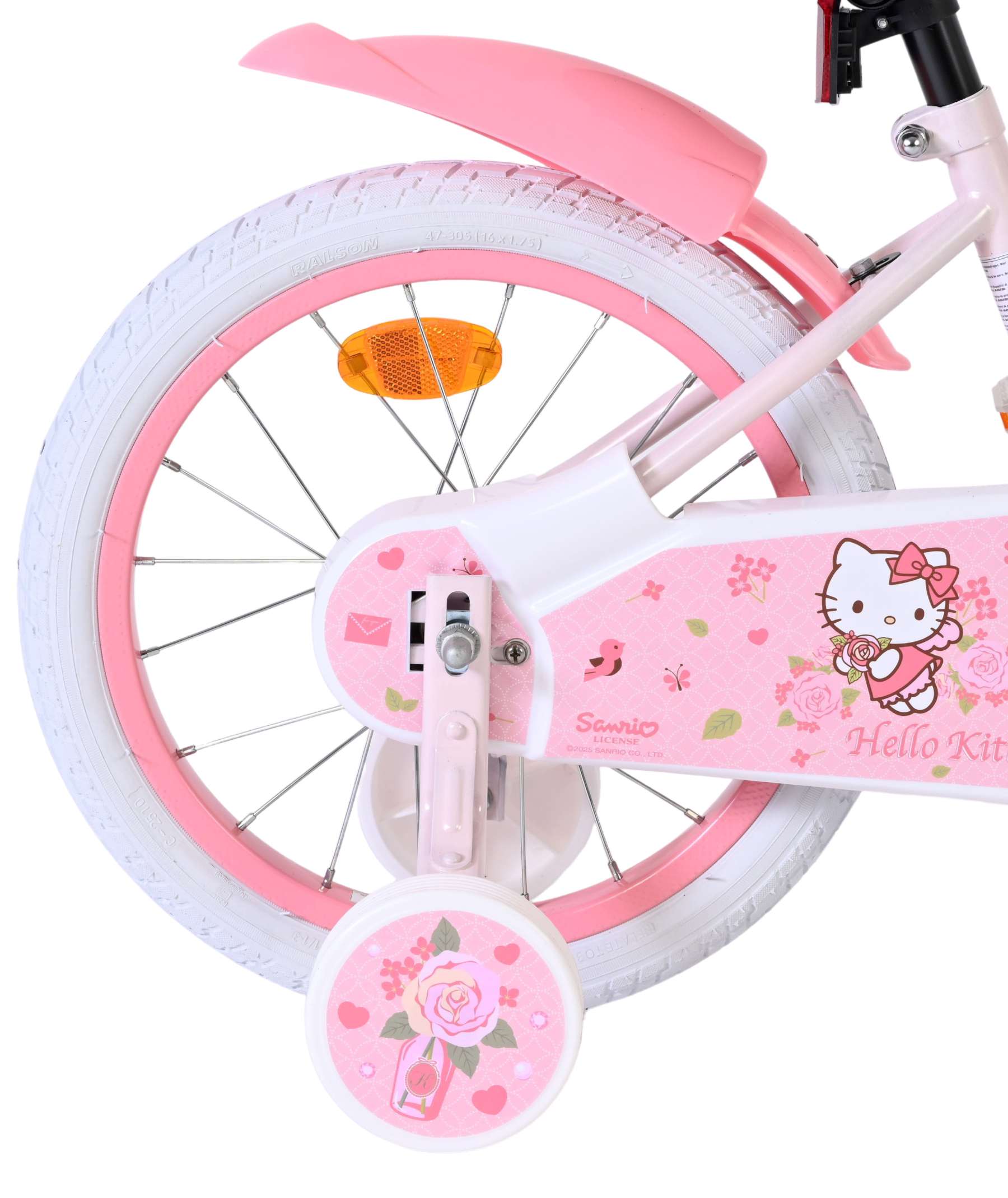 Volare hello kitty kinderfiets - meisjes - 16 inch - roze