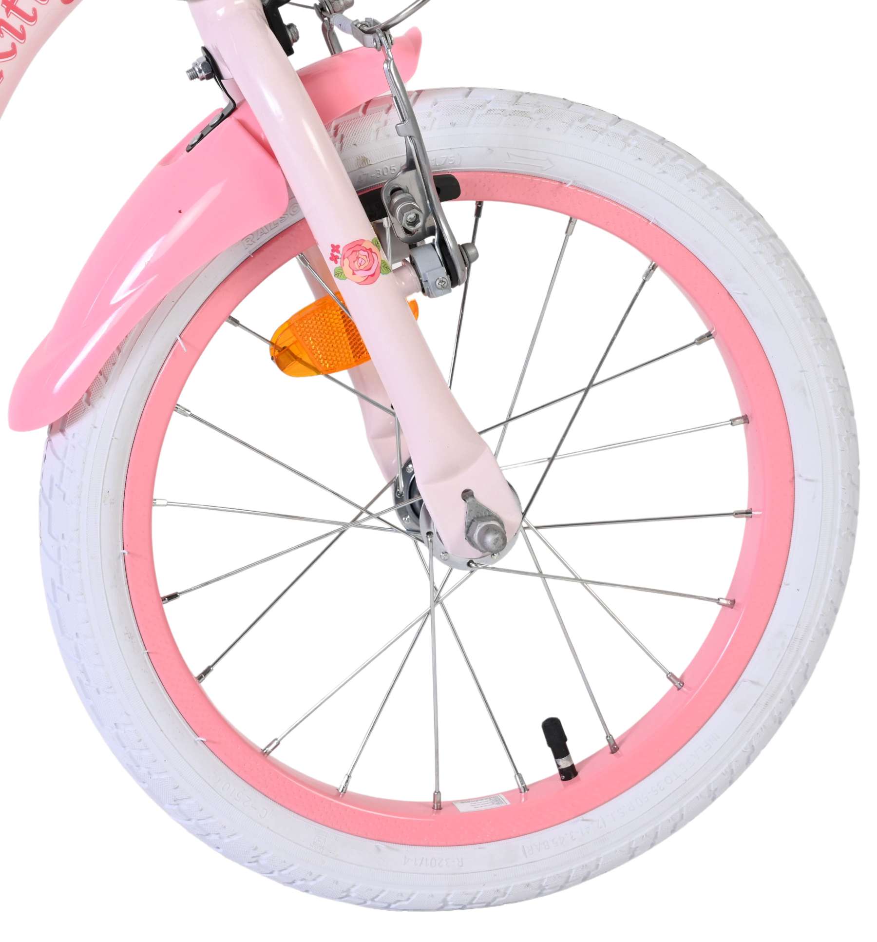 Volare hello kitty kinderfiets - meisjes - 16 inch - roze - twee handremmen
